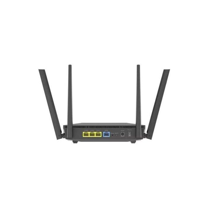 ASUS RT-AX52 AX1800 Router Inalámbrico WiFi 6 Doble Banda AiMesh con 4 Puertos Gigabit LAN y Seguridad WPA3 Negro 3 ASUS RT-AX52 AX1800 Router Inalámbrico WiFi 6 Doble Banda AiMesh con 4 Puertos Gigabit LAN y Seguridad WPA3 Negro 3