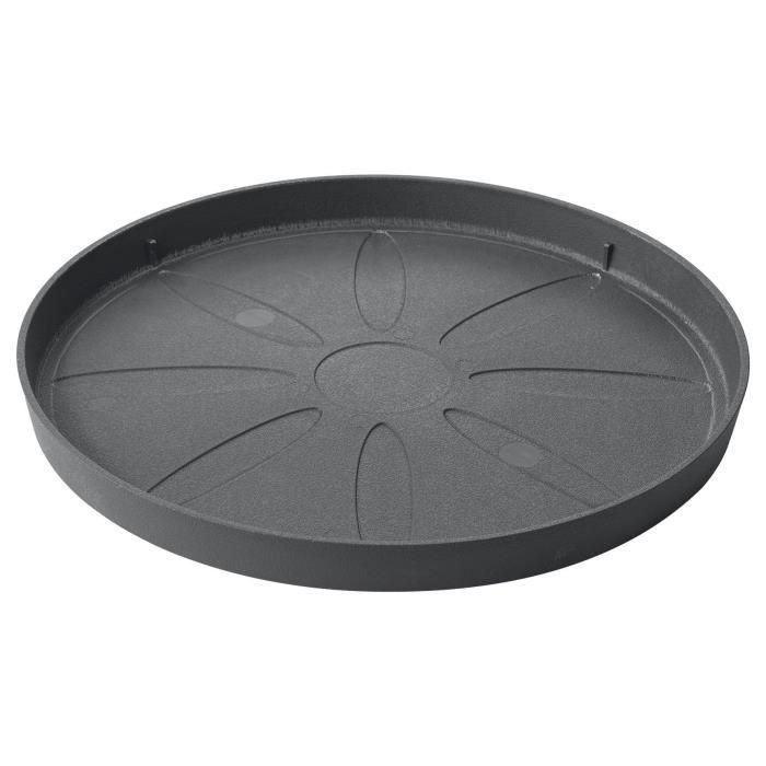 Platillo - DEROMA - Origen - 49,5 x h4,5 cm - Gris Platillo - DEROMA - Origen - 49,5 x h4,5 cm - Gris