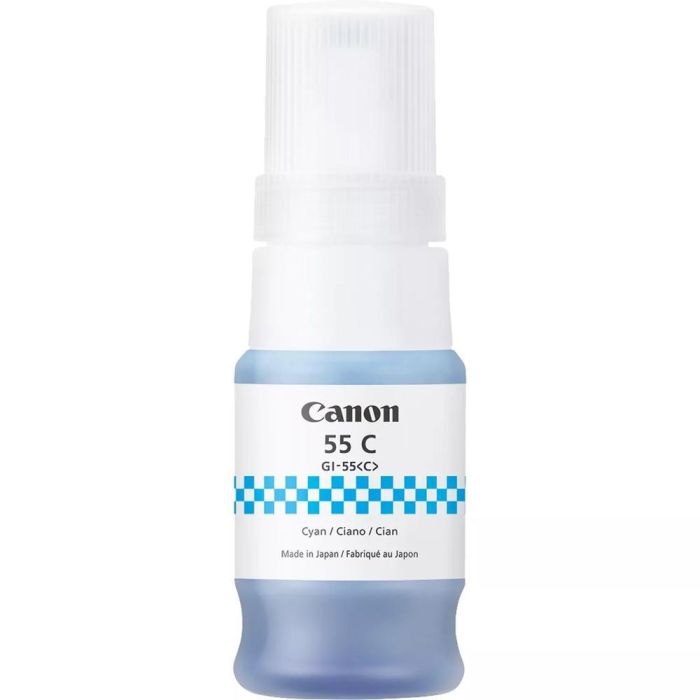 Canon GI-55C Botella de Tinta Cian 40 ml para MAXIFY GX1050, GX2050 - Alta calidad y durabilidad 0 Canon GI-55C Botella de Tinta Cian 40 ml para MAXIFY GX1050, GX2050 - Alta calidad y durabilidad 0