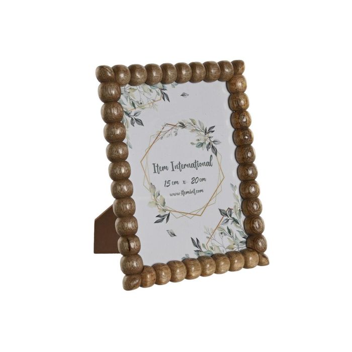 DKD Home Decor Marco Foto 15x20 2 x 23 x 18 cm Marron Mango Cristal