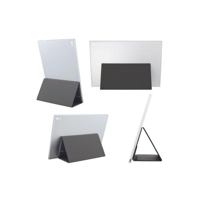 LG 16MR70 Monitor Portátil 16" WQXGA IPS DCI-P3 99% para portátil/móvil USB-C, 670g, Giro automático Negro/Plata 3 LG 16MR70 Monitor Portátil 16" WQXGA IPS DCI-P3 99% para portátil/móvil USB-C, 670g, Giro automático Negro/Plata 3