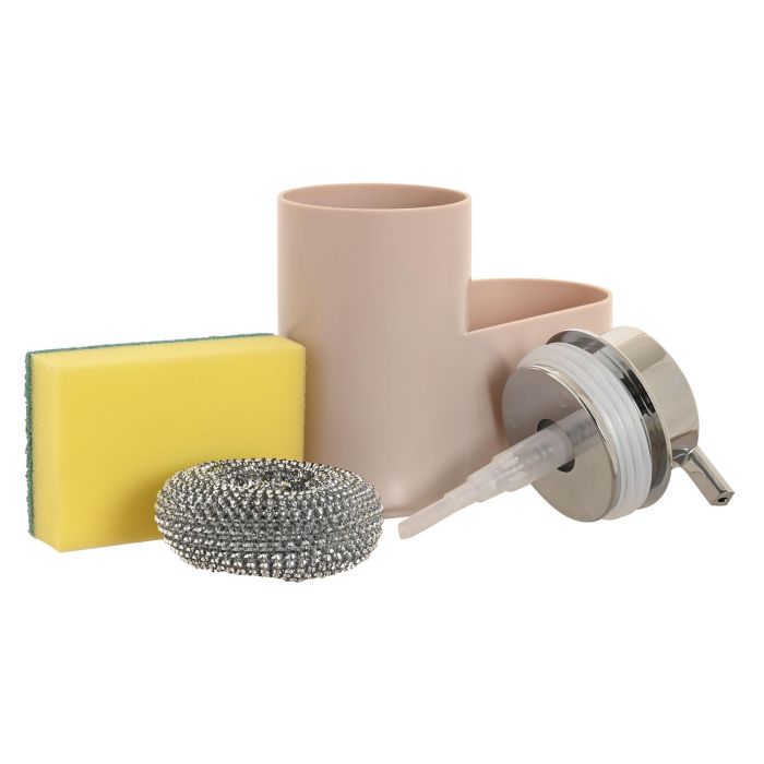 Dosificador Basicos DKD Home Decor Rosa Beige 7.5 x 15 x 17 cm (4 Unidades) 1 Dosificador Basicos DKD Home Decor Rosa Beige 7.5 x 15 x 17 cm (4 Unidades) 1