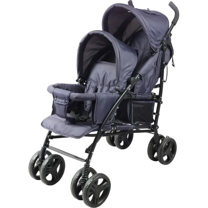 Bambisol Cochecito Doble Bastón para 6-36 meses asiento delantero (máx. 15 kg) y 0-36 meses asiento trasero (máx. 15 kg) Bambisol Cochecito Doble Bastón para 6-36 meses asiento delantero (máx. 15 kg) y 0-36 meses asiento trasero (máx. 15 kg)