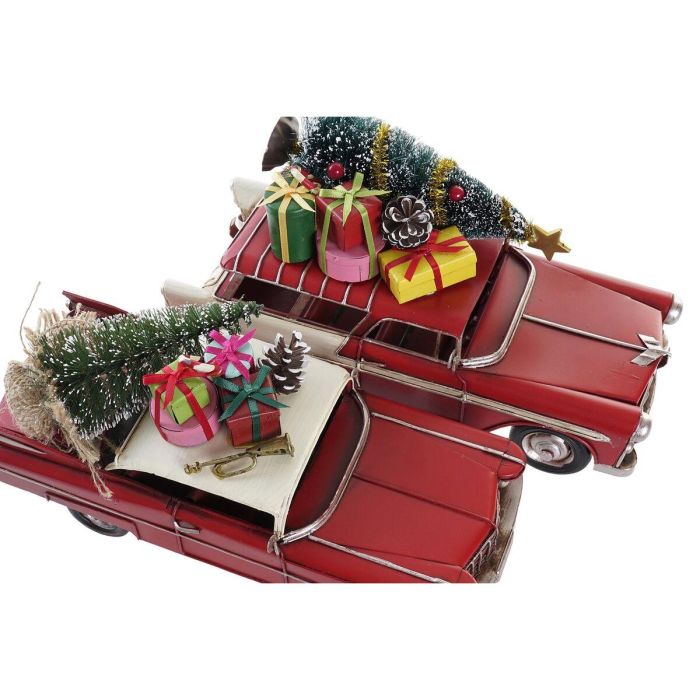 Vehiculo Decoracion Navidad Tradicional DKD Home Decor Rojo Blanco 10 x 12 x 26 cm (2 Unidades) 1 Vehiculo Decoracion Navidad Tradicional DKD Home Decor Rojo Blanco 10 x 12 x 26 cm (2 Unidades) 1