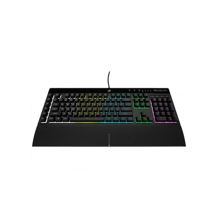 Corsair CH-9226765-ES Teclado Gaming K55 RGB PRO USB QWERTY Español Negro con Reposamuñecas y Retroiluminación LED RGB 13