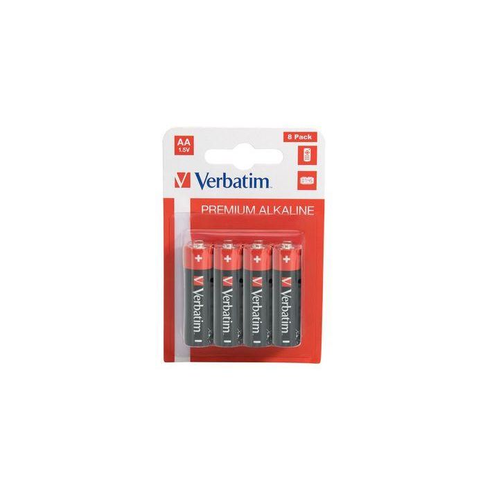 Verbatim 8x AA, Ø 14.5 x 50.5mm 1 Verbatim 8x AA, Ø 14.5 x 50.5mm 1