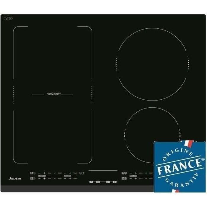 SAUTER SPI4664B Placa de inducción - 4 quemadores - 7200W - L60 x D51cm - Revestimiento de vidrio - Negro SAUTER SPI4664B Placa de inducción - 4 quemadores - 7200W - L60 x D51cm - Revestimiento de vidrio - Negro
