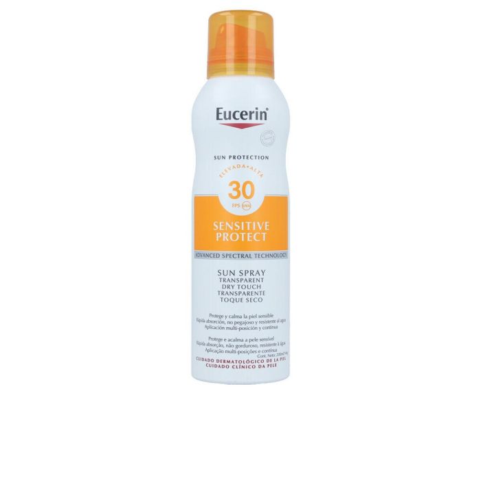 Protector Solar Corporal en Spray Sensitive Eucerin 200 ml 1 Protector Solar Corporal en Spray Sensitive Eucerin 200 ml 1