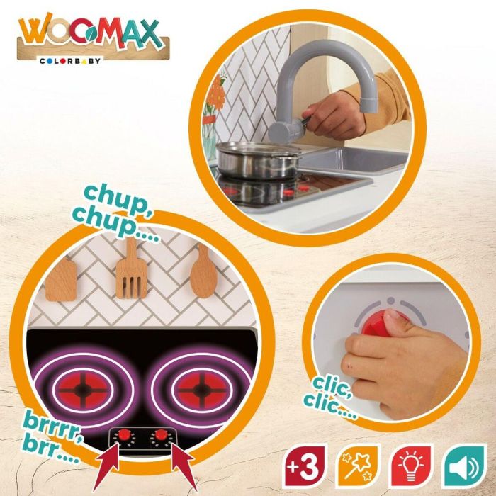 Cocina de Juguete Woomax 59,5 x 94,5 x 30 cm 4 Cocina de Juguete Woomax 59,5 x 94,5 x 30 cm 4