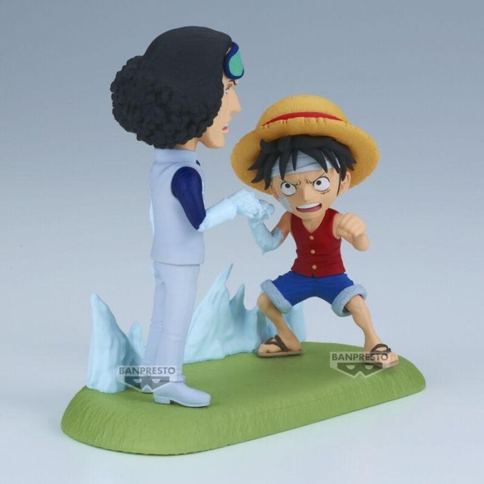 Banpresto BP28688P Figura One Piece World Collectable Log Stories - Monkey D. Luffy vs Kuzan, PVC y ABS, 9 cm 1