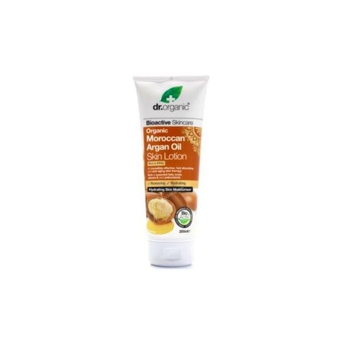 DR. ORGANIC Loción Corporal Aceite Argán 200Ml Hidratante y Revitalizante