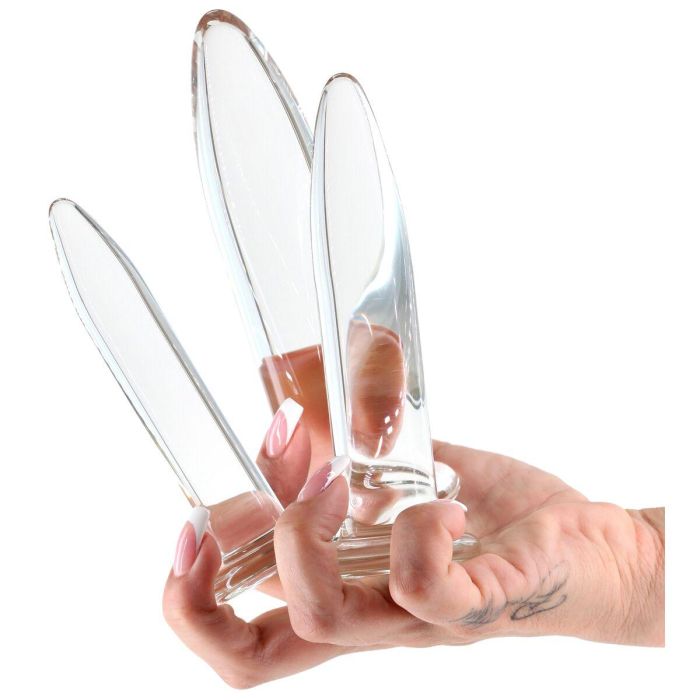 Plug Anal NS Novelties Trainer Kit 3 Piezas (13 cm) (13,9 cm) (11,3 cm) 3