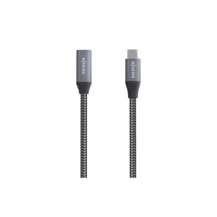 AISENS - CABLE USB 3.2 GEN2x2 ALUMINIO 20GBPS 8K@30HZ 5A 100W, TIPO USB-C/M-USB-C/H, GRIS, 2.0M 2 AISENS - CABLE USB 3.2 GEN2x2 ALUMINIO 20GBPS 8K@30HZ 5A 100W, TIPO USB-C/M-USB-C/H, GRIS, 2.0M 2