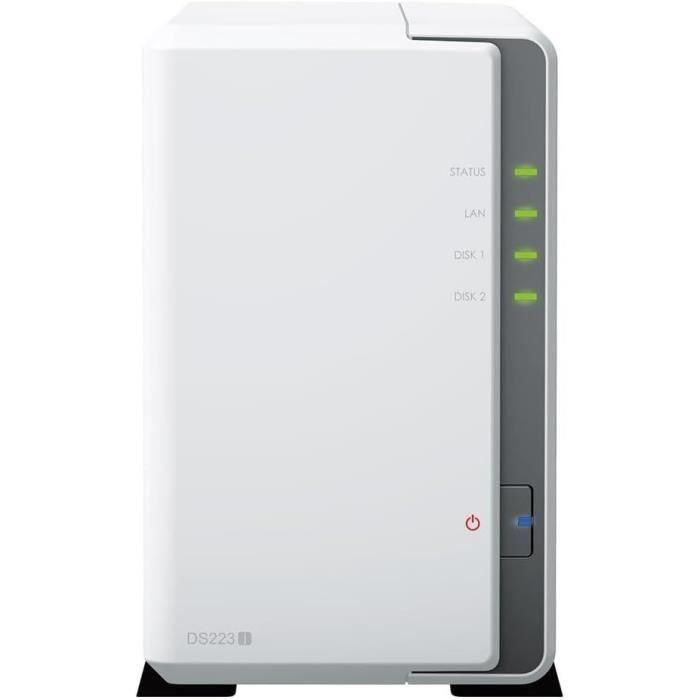 Synology DS223J NAS DiskStation 2 Bahías para Discos 3.5"/2.5" 1GB DDR4 Servidor Almacenamiento Nube Privada Torre Synology DS223J NAS DiskStation 2 Bahías para Discos 3.5"/2.5" 1GB DDR4 Servidor Almacenamiento Nube Privada Torre