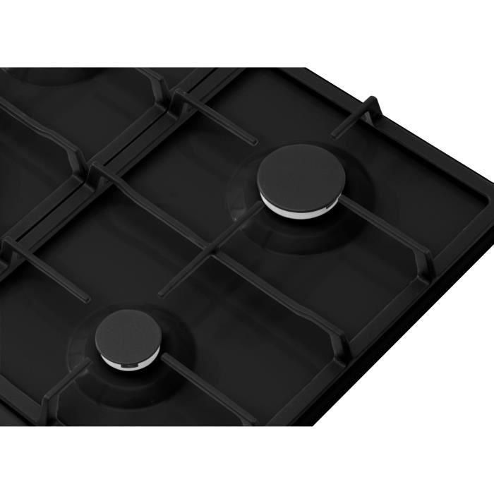 Placa de gas - AMICA - 4 quemadores - 9,9 x 59 x 52 - PGA6101ApCb RETRO - Negro 2 Placa de gas - AMICA - 4 quemadores - 9,9 x 59 x 52 - PGA6101ApCb RETRO - Negro 2