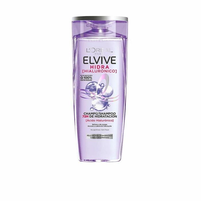 L'Oréal Paris Elvive Hidra Hialurónico Champú 72h Hidratación 370 ml L'Oréal Paris Elvive Hidra Hialurónico Champú 72h Hidratación 370 ml