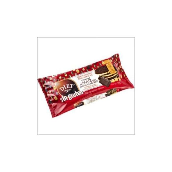 DIAT Tortita de Maíz con Chocolate Negro 125 g