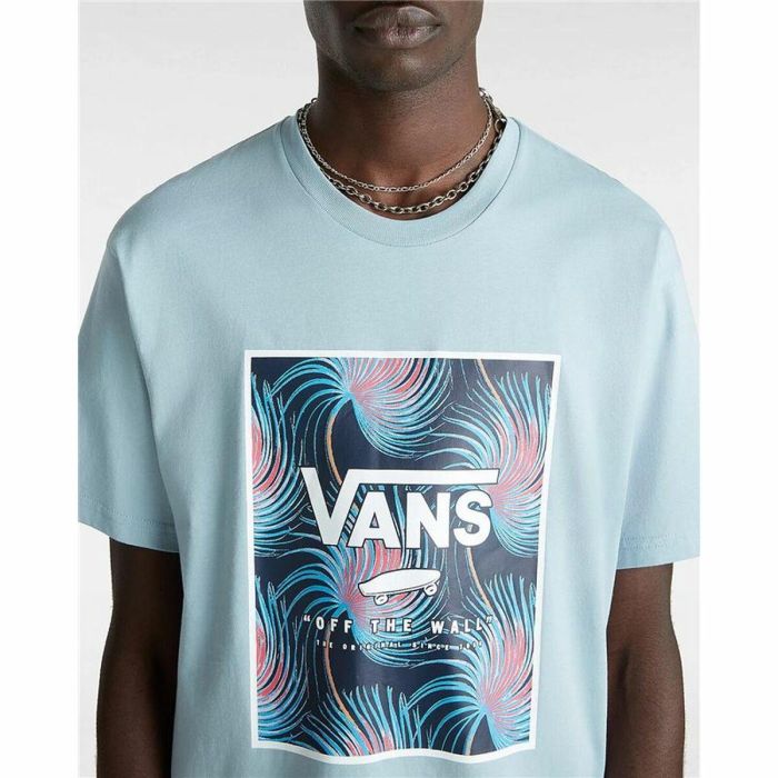 Camiseta de Manga Corta Hombre Vans VN0A5E7YCZI1 Azul cielo 1 Camiseta de Manga Corta Hombre Vans VN0A5E7YCZI1 Azul cielo 1