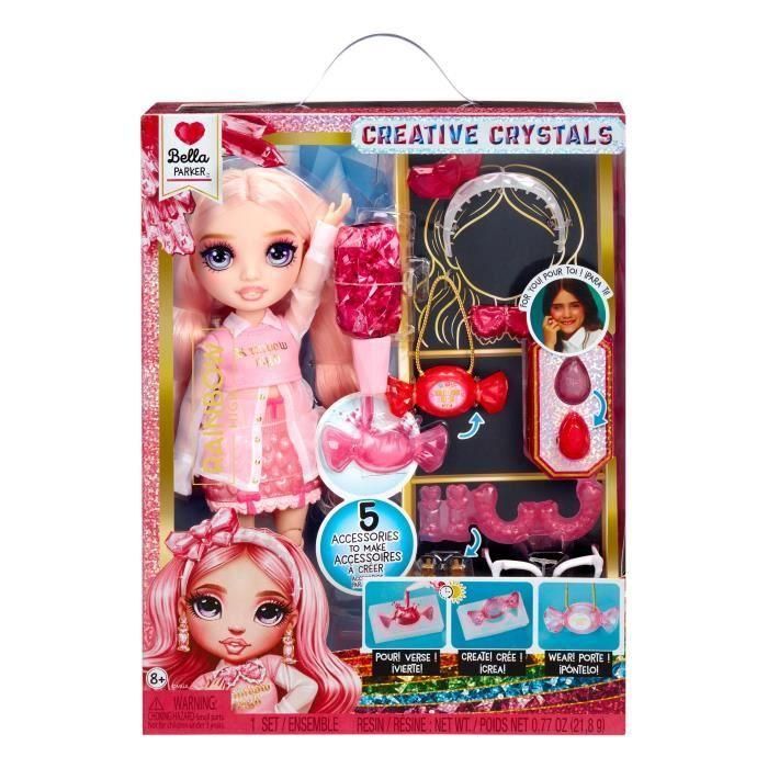 Muñeca rainbow high crystal fashion doll- bella 30 cm .con 5 accesorios y un anillo para ti 5 Muñeca rainbow high crystal fashion doll- bella 30 cm .con 5 accesorios y un anillo para ti 5