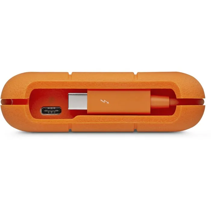 Lacie Disco Duro Externo Rugged 5TB USB-C 3.2 Gen 1 2.5" Resistente a Impactos y Salpicaduras para Movilidad 5