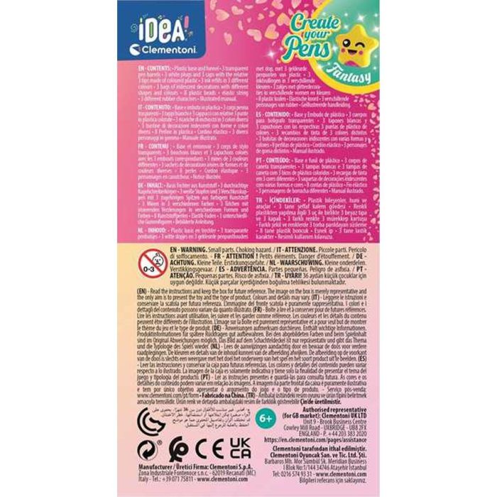 Clementoni 18828 Laboratorio De Bolis Monster Kit Creativo para Montar y Personalizar 3 Bolígrafos con 4 Tintas y 3 Personajes +6 Años 13 Clementoni 18828 Laboratorio De Bolis Monster Kit Creativo para Montar y Personalizar 3 Bolígrafos con 4 Tintas y 3 Personajes +6 Años 13
