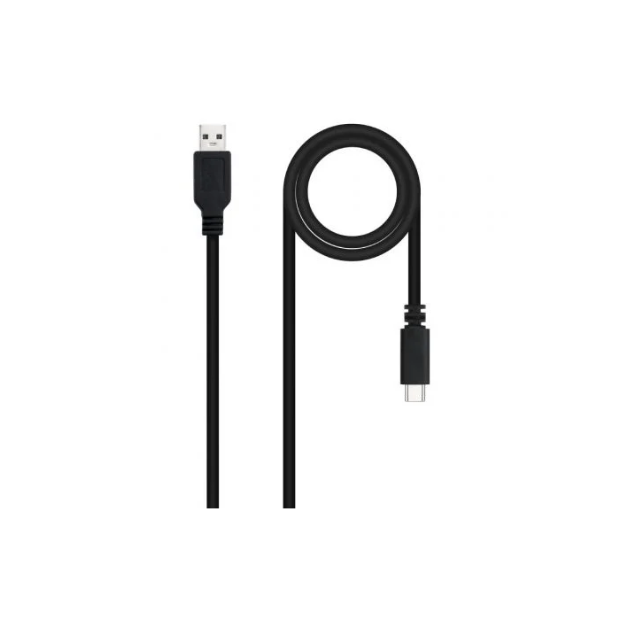NANOCABLE CABLE USB 2.0 3A, TIPO USB-C/M-A/M, NEGRO, 1.5 M 0 NANOCABLE CABLE USB 2.0 3A, TIPO USB-C/M-A/M, NEGRO, 1.5 M 0