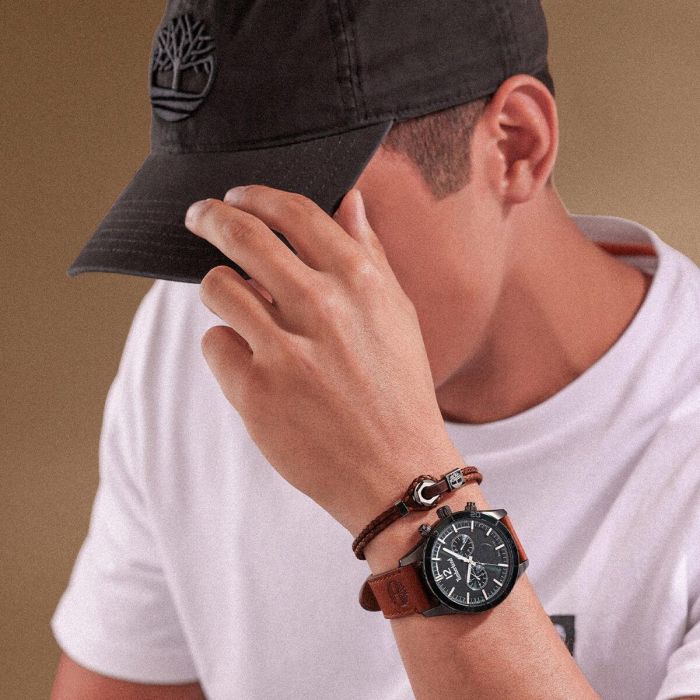 Pulsera Hombre Timberland TDAGB0002502 Marrón 1 Pulsera Hombre Timberland TDAGB0002502 Marrón 1