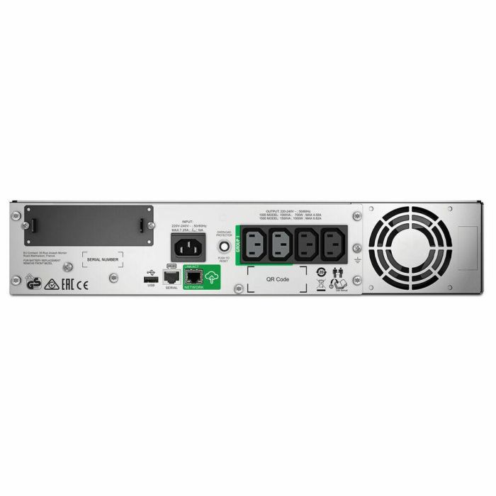 SAI Interactivo APC SMT1000RMI2UC 700 W 1000 VA 1 SAI Interactivo APC SMT1000RMI2UC 700 W 1000 VA 1
