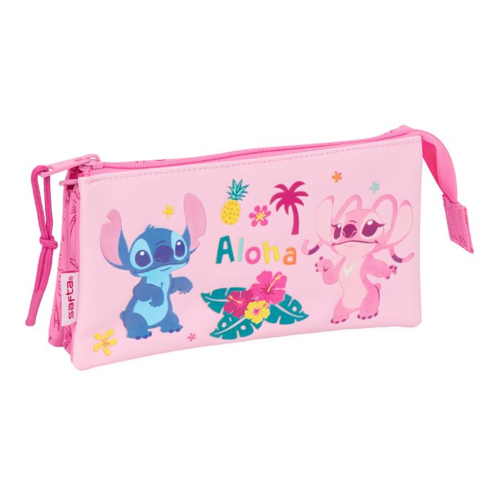 Portatodo Lilo & Stitch Chill Rosa Menta 22 x 12 x 3 cm 1 Portatodo Lilo & Stitch Chill Rosa Menta 22 x 12 x 3 cm 1