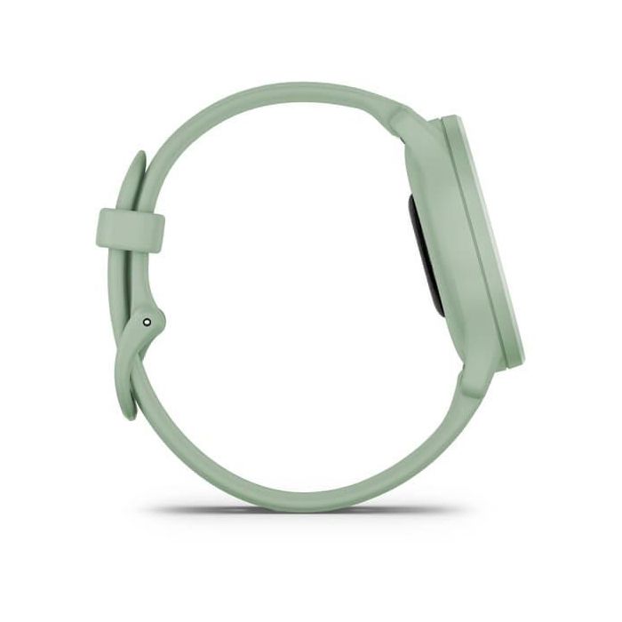 Garmin vivomove Sport Reloj inteligente híbrido con GPS y seguimiento de actividad, color menta y plata 4