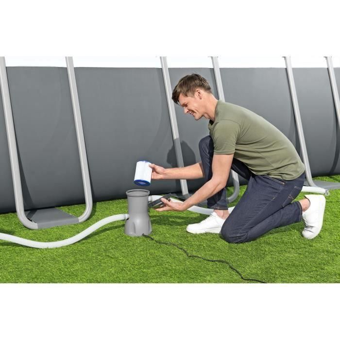 Calentador eléctrico - Bestway - Para piscinas elevadas - Gris 3 Calentador eléctrico - Bestway - Para piscinas elevadas - Gris 3