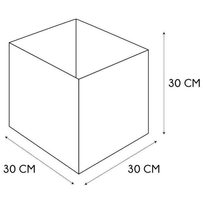 Home Deco Factory Cesta Orden Giulia 30x30 cm - Colección Essentiel 6