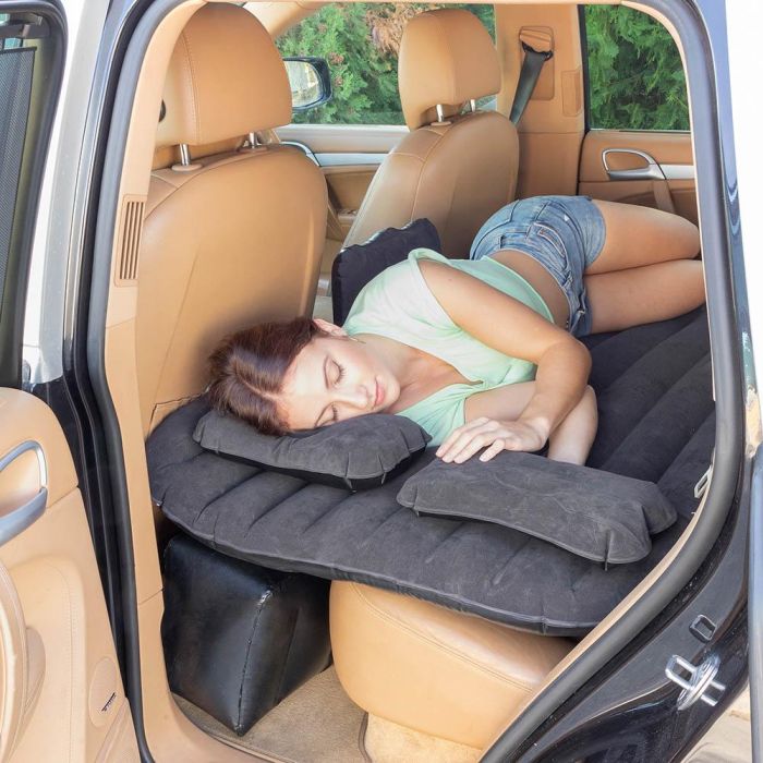 Innovagoods Colchón Hinchable Coche Roleep V0103712 para Asiento Trasero, Camping y Playa - Gris 132.5 x 72 x 40 cm 4 Innovagoods Colchón Hinchable Coche Roleep V0103712 para Asiento Trasero, Camping y Playa - Gris 132.5 x 72 x 40 cm 4