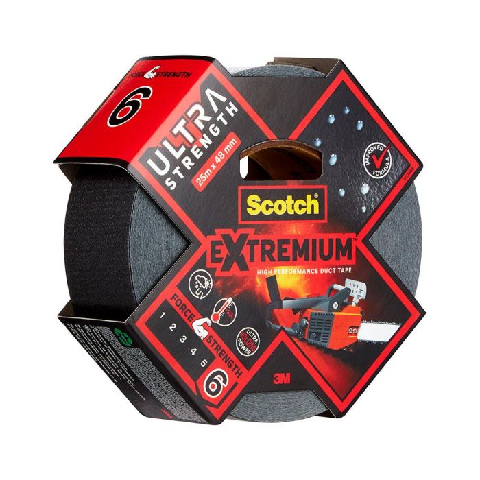 Scotch Cinta americana Extremium ultra, Fuerza adhesiva 6, 25 m x 48 mm