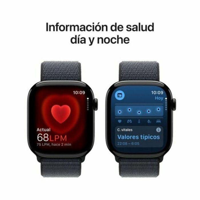 Apple Watch Series 10 GPS 46mm Caja Aluminio Negro Azabache Correa Loop Deportiva Tinta. Pantalla Siempre Activa, Salud Avanzada. MWWR3QL/A 4