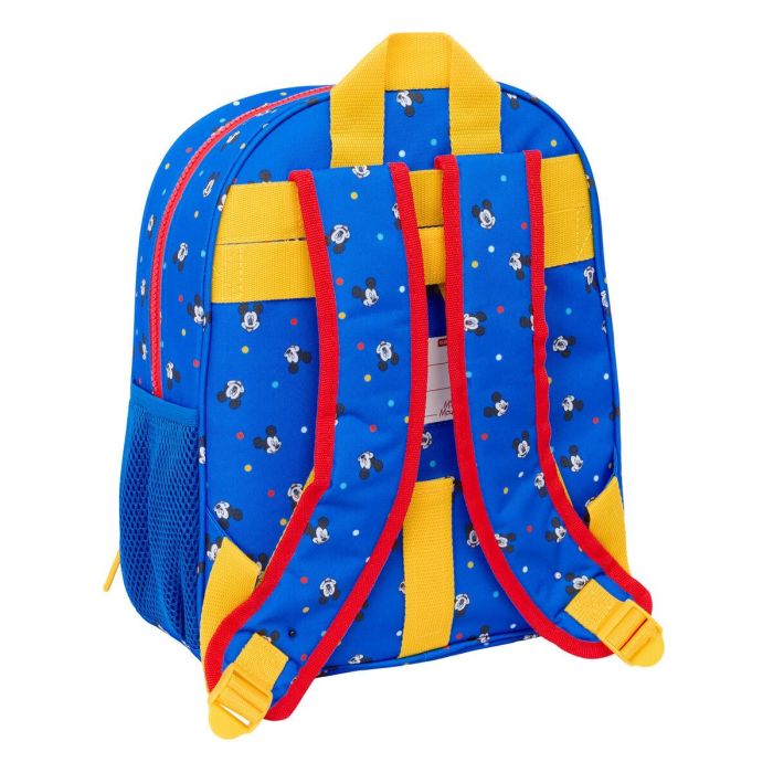 Mochila Escolar Mickey Mouse Clubhouse Good day Azul 28 x 34 x 10 cm 2 Mochila Escolar Mickey Mouse Clubhouse Good day Azul 28 x 34 x 10 cm 2