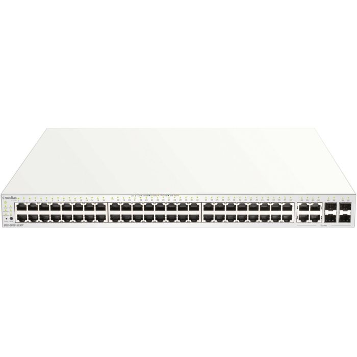 D-Link DBS-2000-52MP Switch L2 Gestionado 52 Puertos (48 PoE+ Gigabit) Montaje en Rack