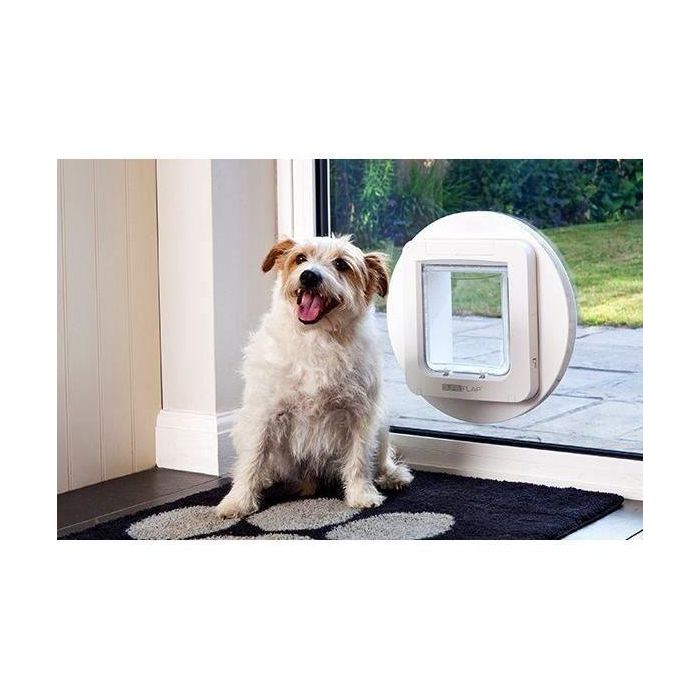 SUREFLAP Solapa de gato grande con chip electrónico blanco 4 SUREFLAP Solapa de gato grande con chip electrónico blanco 4