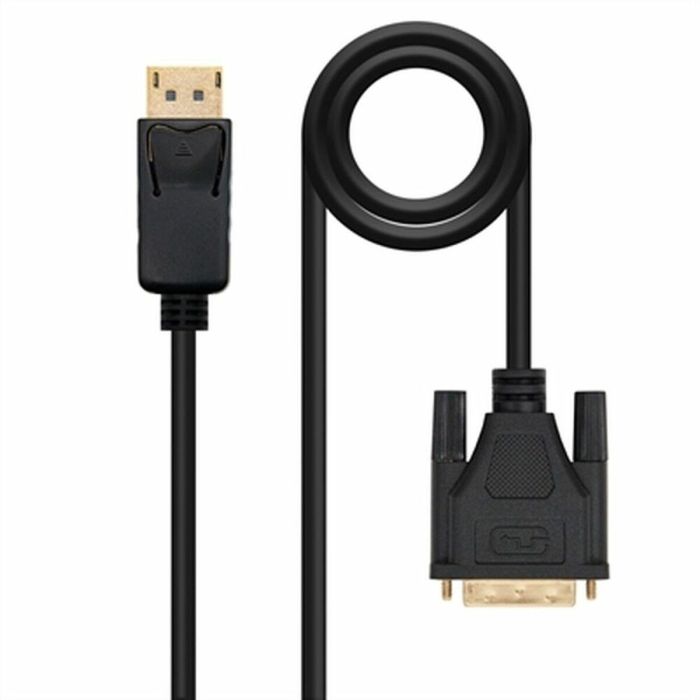 Adaptador DisplayPort a DVI NANOCABLE 10.15.4501 1 m Negro