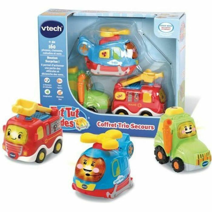 Set 3 Coches Vtech Tut Tut Bolides Set 3 Coches Vtech Tut Tut Bolides