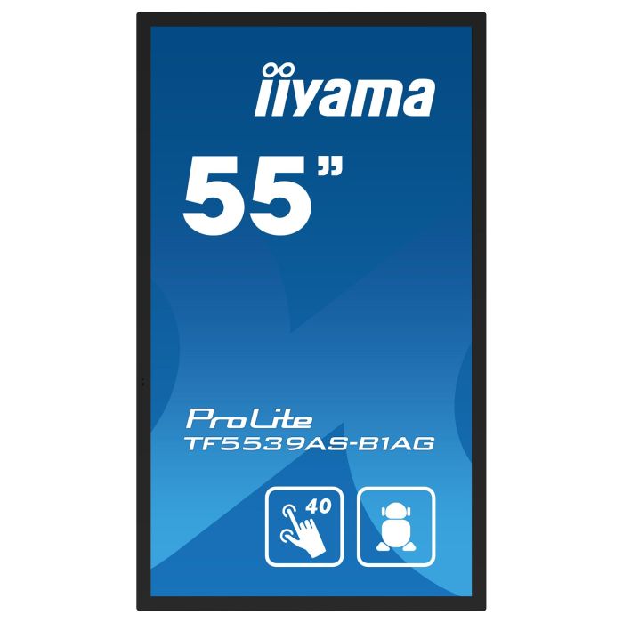 Iiyama TF5539AS-B1AG Monitor Táctil 55" 4K Android 11 Uso 24/7 IP54 HDMI DP RJ45 RAM 4GB ROM 32GB