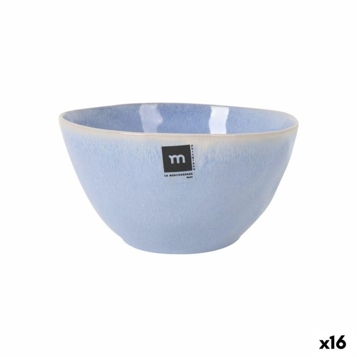 Cuenco La Mediterránea Macarella blue Ø 18 cm 1,3 L (16 Unidades) Cuenco La Mediterránea Macarella blue Ø 18 cm 1,3 L (16 Unidades)
