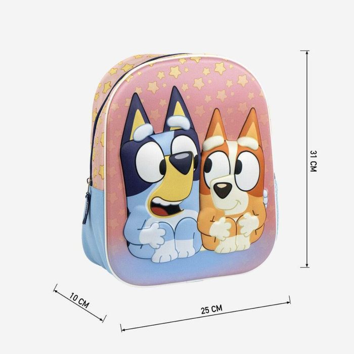 Cerdá Mochila Infantil 3D Bluey Rosa para Niños a partir de 3 Años. Diseño Escolar Personaje TV, Medidas 25.0x31.0x10.0 cm 4 Cerdá Mochila Infantil 3D Bluey Rosa para Niños a partir de 3 Años. Diseño Escolar Personaje TV, Medidas 25.0x31.0x10.0 cm 4