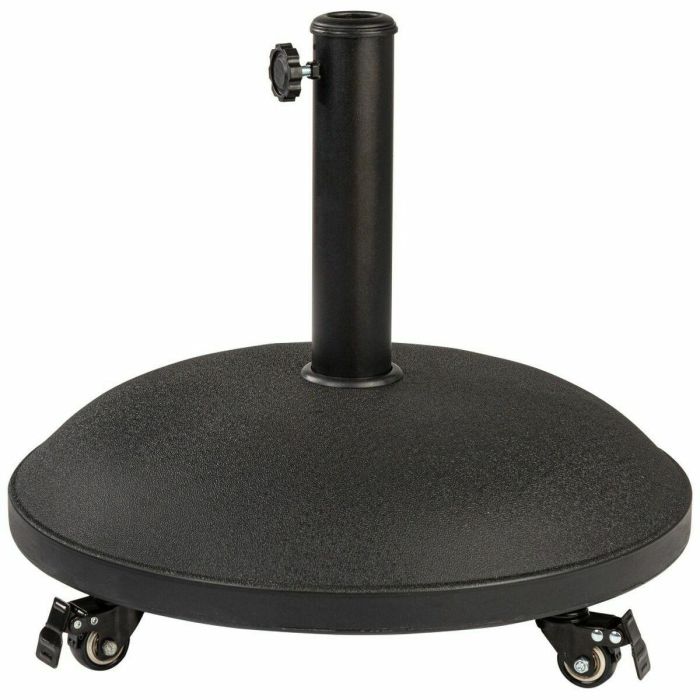 Base para Sombrilla Aktive Negro 25 kg Con ruedas Base para Sombrilla Aktive Negro 25 kg Con ruedas