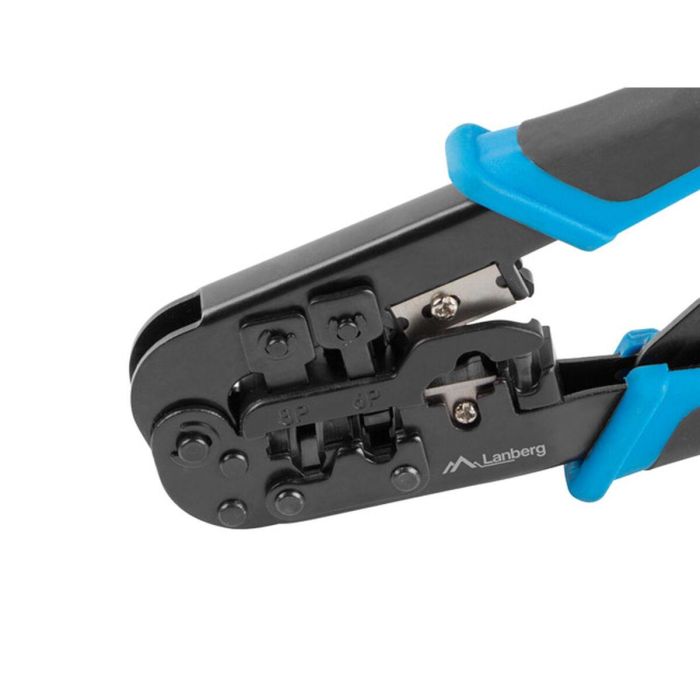 Lanberg NT-0201 Crimpadora Universal para RJ45, RJ11, RJ12, RJ9, RJ14 - Herramienta para prensar 1