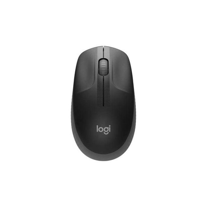 Logitech M190 Ratón Inalámbrico RF Full-Size Ergonómico 1000 dpi, Batería 18 Meses, para Manos Medianas/Grandes 0
