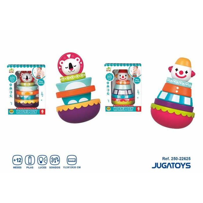 Tentetieso payaso o león musical 15'5x12x20cm - modelos surtidos 2 Tentetieso payaso o león musical 15'5x12x20cm - modelos surtidos 2