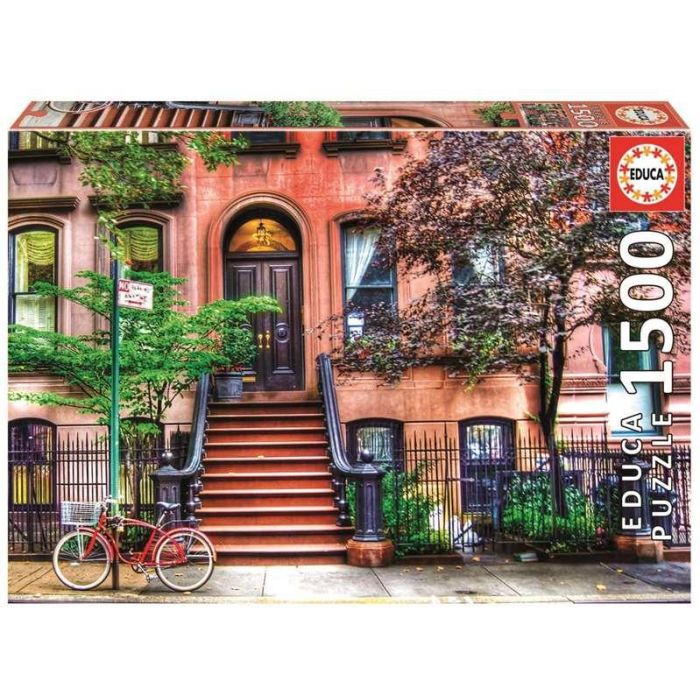 Educa Puzzle 1500 Piezas para Adultos y Niños, Greenwich Village Nueva York, 1500 Piezas, Multilingüe