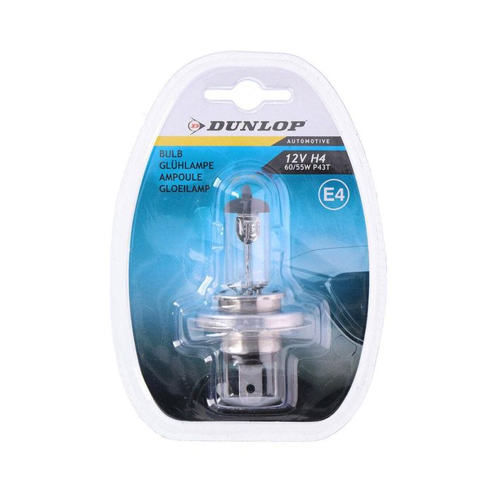 Bombilla incandescente H4 E4 Dunlop 2 Bombilla incandescente H4 E4 Dunlop 2
