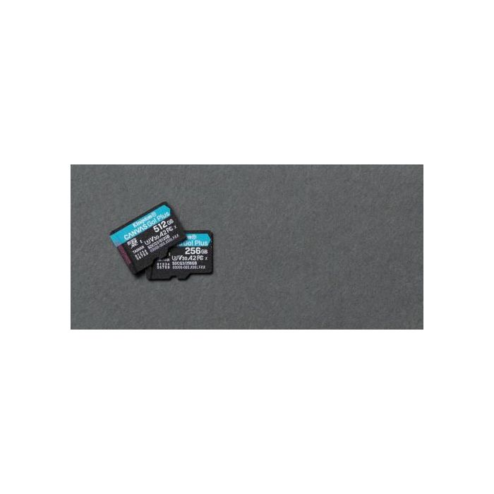 Kingston SDCG3/512GB Tarjeta Memoria CANVAS Go! Plus 512GB microSD 170MB/s U3 V30 A2 4K UHD Adaptador para Cámaras Acción, Drones, Android 4 Kingston SDCG3/512GB Tarjeta Memoria CANVAS Go! Plus 512GB microSD 170MB/s U3 V30 A2 4K UHD Adaptador para Cámaras Acción, Drones, Android 4